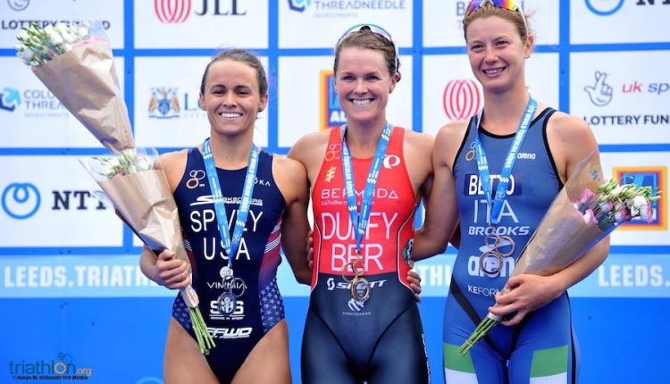 Podio femenino en WTS Leeds