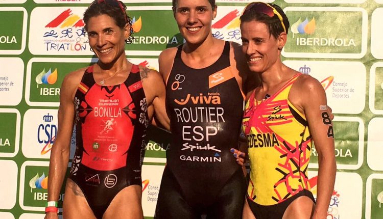 Cto Spain Triatlon Sprint podio femenino