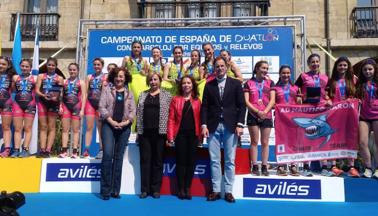 Tragaleguas y Huracán dominan el Cto de España de Duatlon Escolar CRE