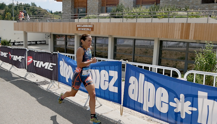 Anna Noguera 3ª en el TIME Triathlon Alpe d´Huez CD