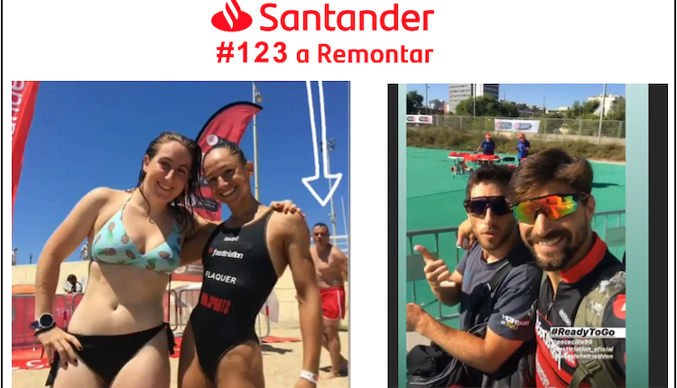 Adriá Muñoz y Anna Flaquer ganan el Triatlon 123 a Remontar Barcelona