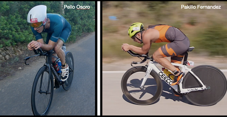 Pakillo vs Pello Osoro en el Triatlon de Riaza