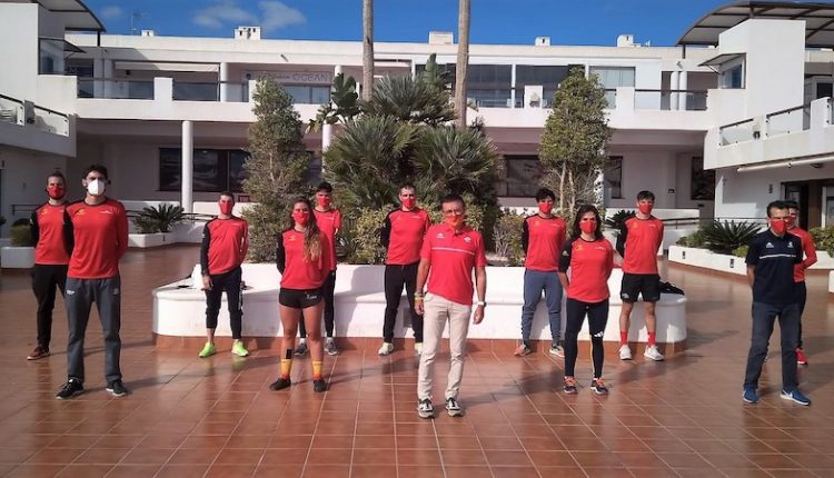 Concentración de la Selección Española de Paratriatlon en Mar de Pulpi