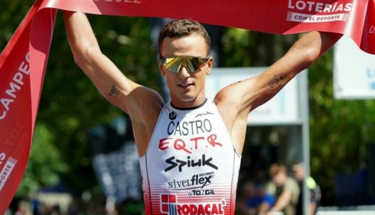 David Castro Campeón de España de Triatlon en Banyoles