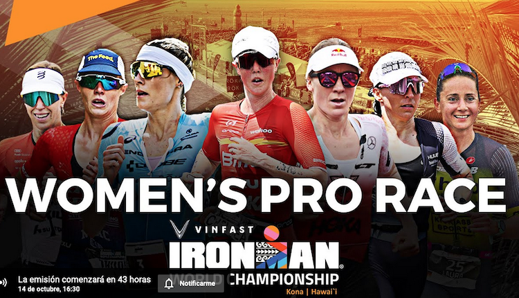 Donde ver el Mundial de IRONMAN femenino de Kona