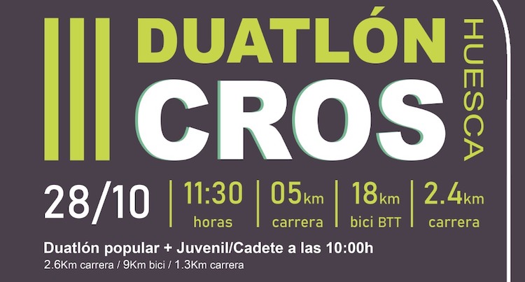 Ultimos dorsales para el Duatlon Cross de Huesca