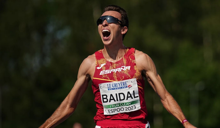 Miguel Baidal, de triatleta a quinto en el Europeo de Cross