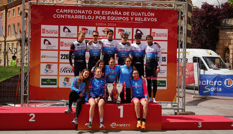 Nautico de Narón y Peñota Dental se llevan La Liga Duatlon 2024