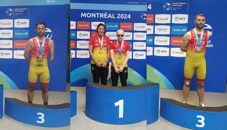 3 medallas para el cierre del ciclo paralímpico en Montreal