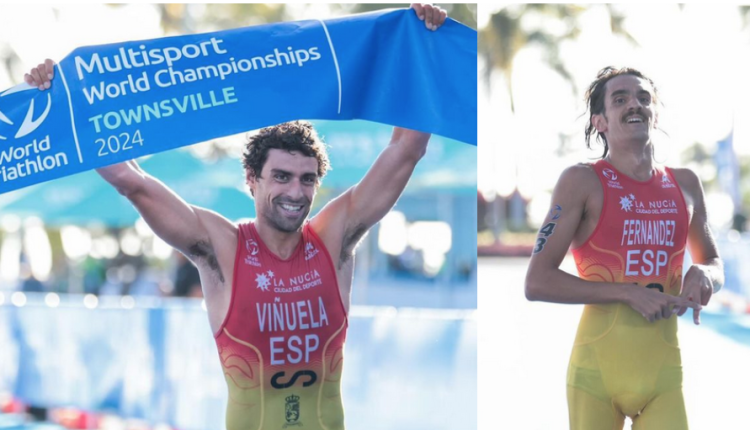 Kevin Tarek y Cristian Fernández oro y bronce en Mundial de Aquathlon