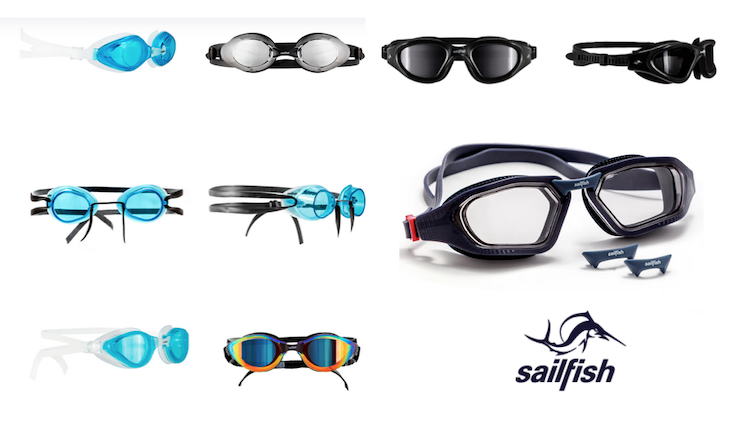 Sailfish lanza 5 modelos de gafas de natación