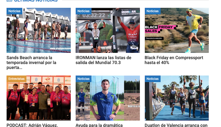 Cómo mantenerte informado sobre Triatlon