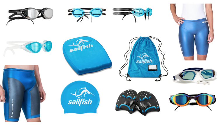 25% en complementos de natación SAILFISH