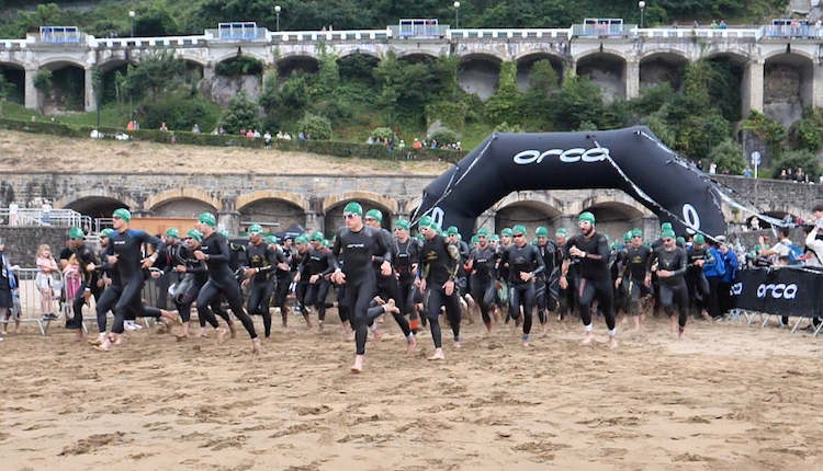 Zarauzko Triatloia buscará el record de su segmento Orca Swim