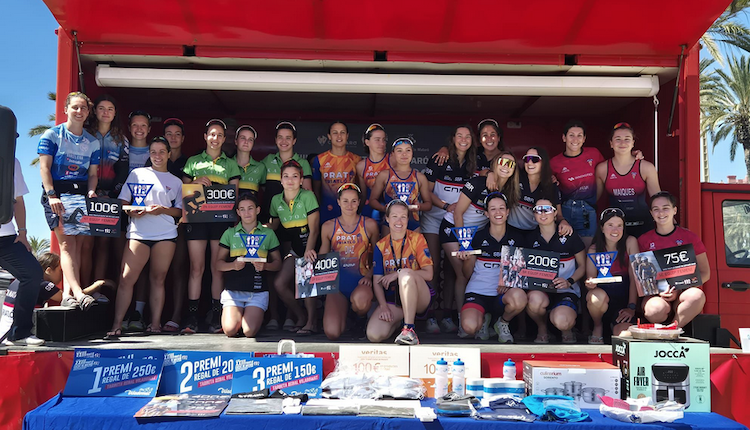 Thomas Van Halst y Nuria Noguera vencen el Triatlon de Mataró