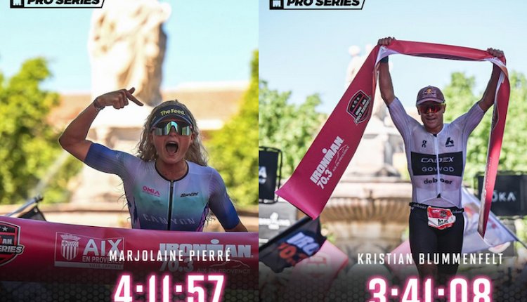 Marta Sánchez 4ª en el IRONMAN 70.3 Aix en Provence