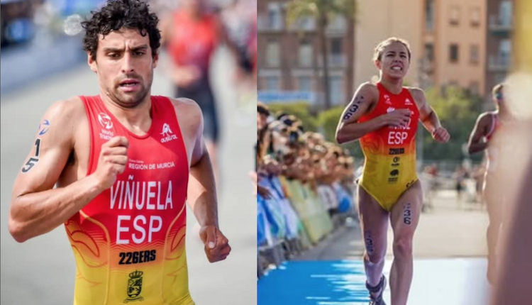 Marina Muñoz y Kevin Tarek medallas en el Mundial  Triatlon Cross