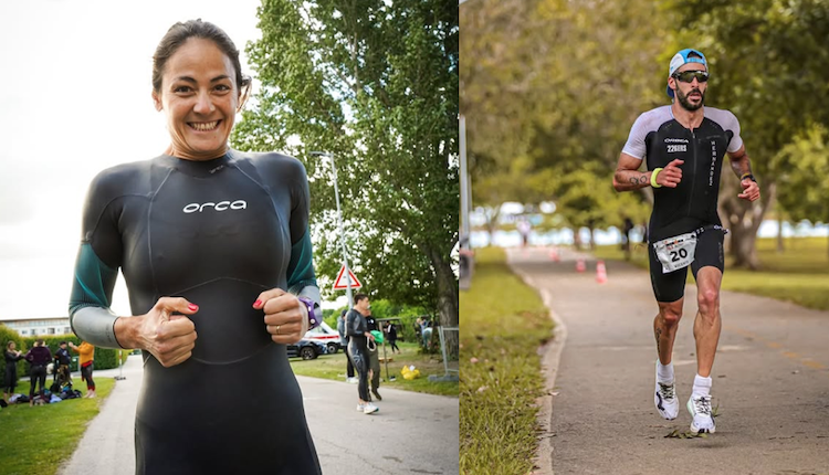 Sara Pérez y Vicente Hernández Top5 en IRONMAN 70.3 Niza