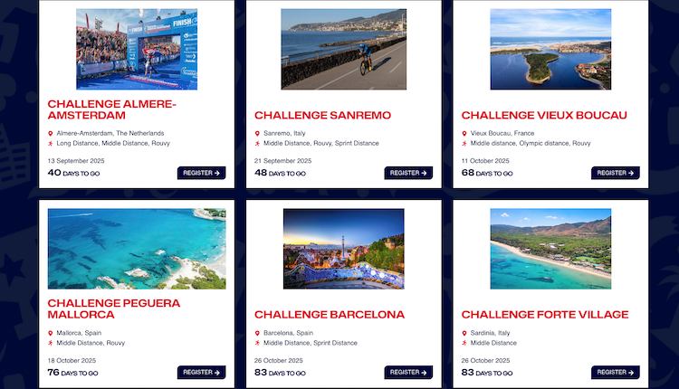 6 opciones europeas Challenge Family para septiembre y octubre