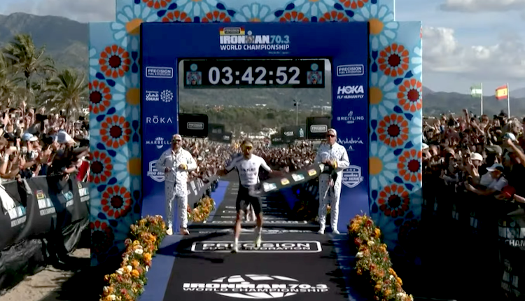 Jelle Geens campeón del mundo de IRONMAN 70.3 en Marbella