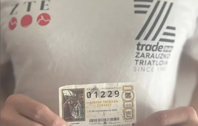 Los números premiados para participar en el Triatlon de Zarauz