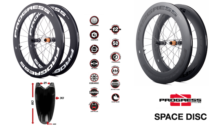 Las polivalentes ruedas Progress Space Disc