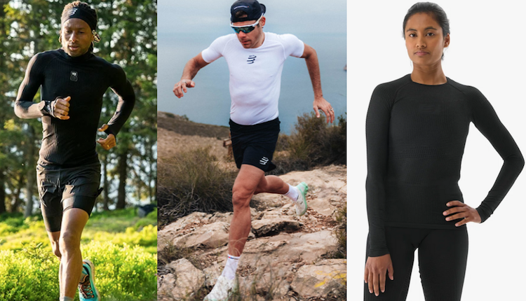 Las 3 capas bases Compressport para control de humedad y transpirabilidad