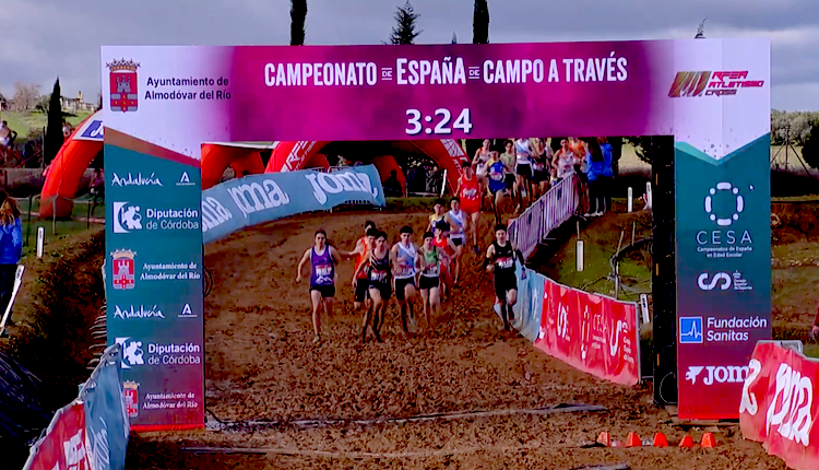 Manuel Cruz y Adriana Solanes subcampeones de España de Cross