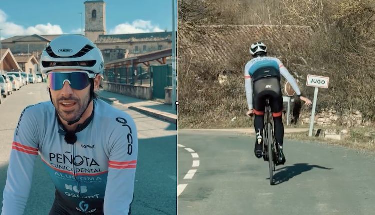 Gonzalo Fuentes analiza el nuevo recorrido del Duatlon de Zuia