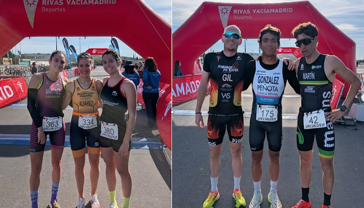 Pelayo González y Marta Cabello vencen el Duatlon de Rivas