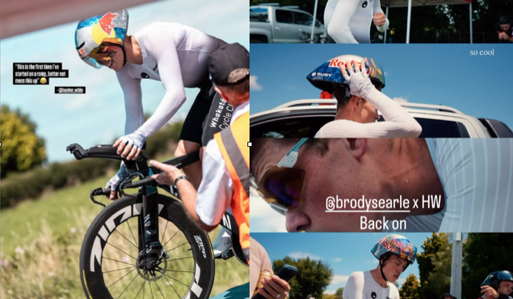 Hayden Wilde 4º en los nacionales de CRI tras 17 minutos a 75 km/h