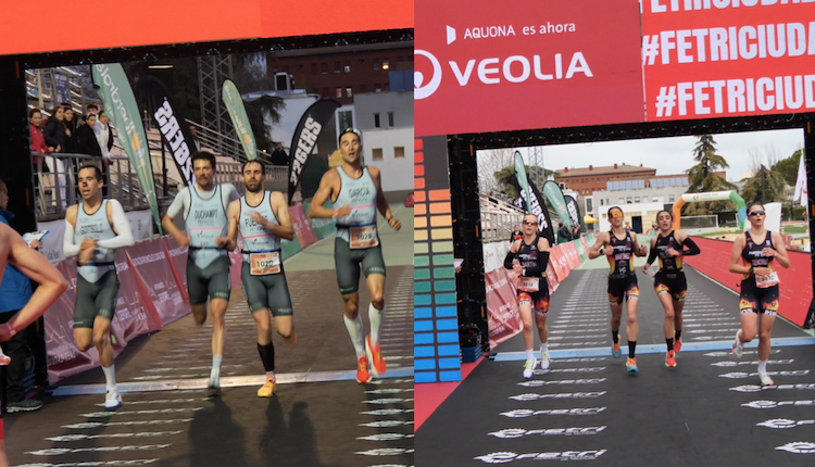 Diablillos de Rivas y Peñota Dental campeones de España de Duatlon CRE