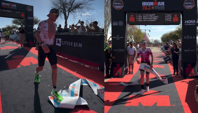 Sanders y Hering vencen el IRONMAN 70.3 Dallas