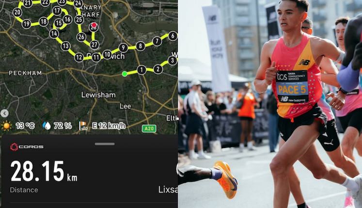 Alex Yee, pacemaker en la Maratón de Londres