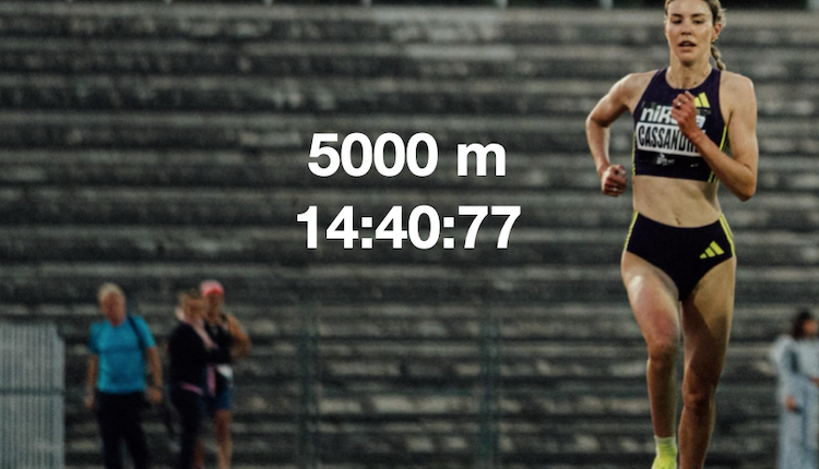 Cassandre Beaugrand, 14:40:77 , otro record francés de atletismo al bolsillo