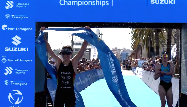 Lisa Tersch campeona de Europa de Triatlon en Tarragona