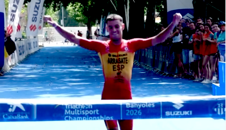 Mikel Arrasate campeón de Europa de triatlon MD