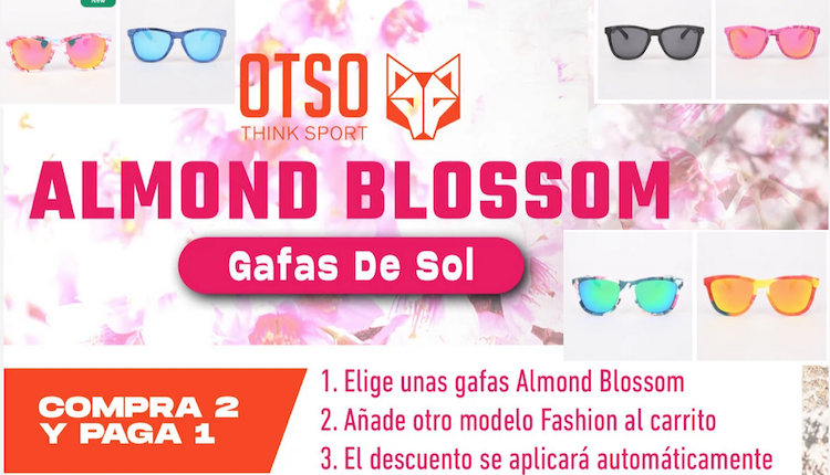 2×1 en las nuevas gafas Almond Blossom de OTSO