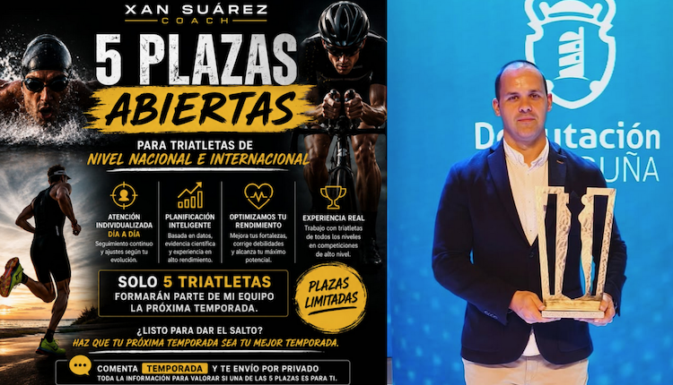 Xam Suárez centrará en 5 triatletas su grupo de alto rendimiento 2027