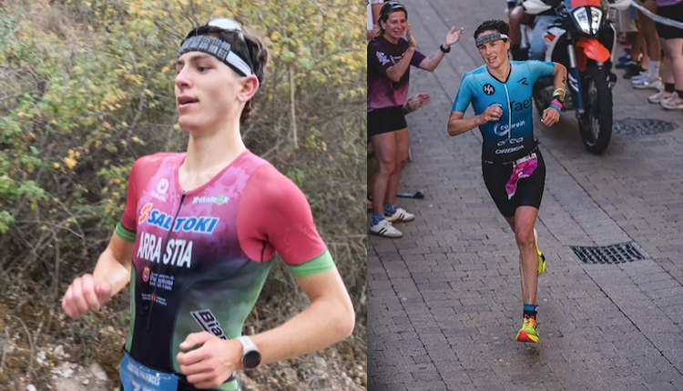 Julen Andueza y Helene Alberdi vencen el Triatlon de Santander