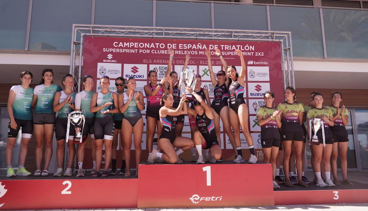 Cidade de Lugo Fluvial se lleva La Liga Iberdrola de Triatlon