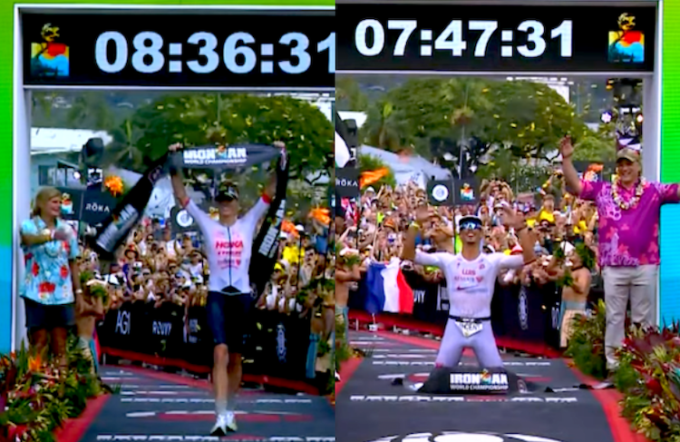 Vincent Luis y Taylor Knibb comparten sus experiencias tras ganar en Kona