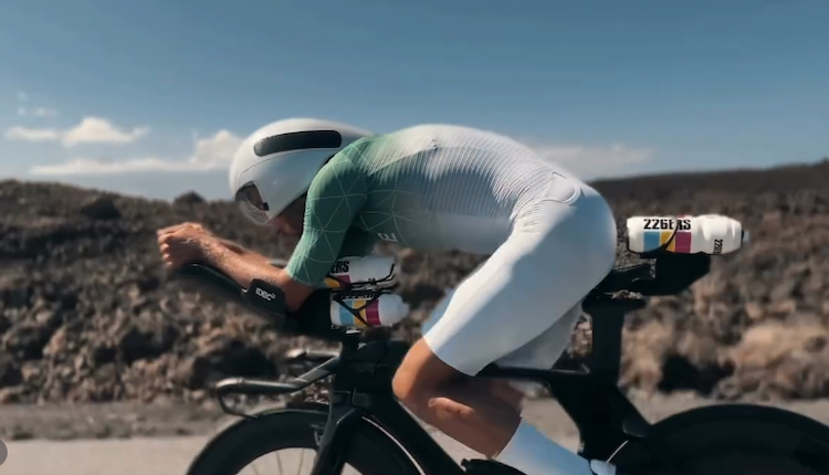 Mikel Ugarte, mis sensaciones no fueron buenas hasta la mitad del ciclismo