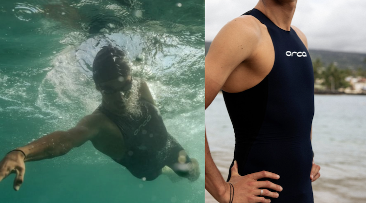 El Apex Swimskin de Orca, utilizado por Ugarte y Benito en Kona