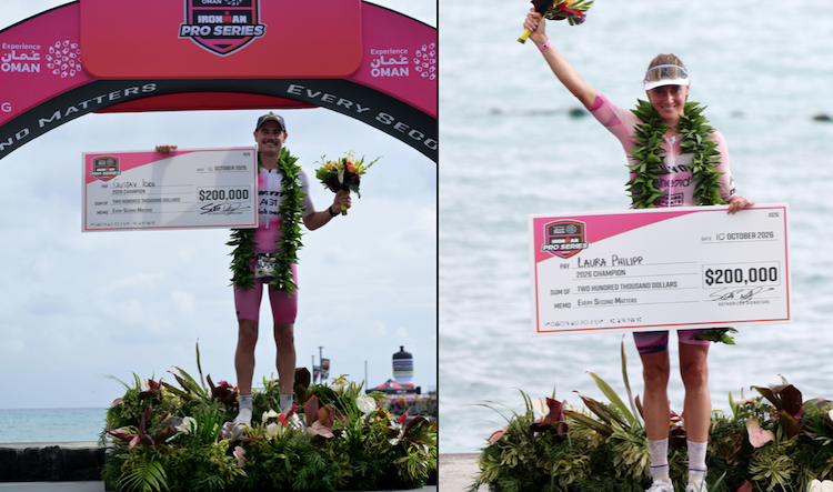 Gustav Iden y Laura Philipp se llevan las IRONMAN PRO Series