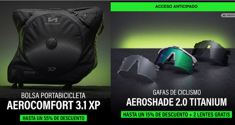 Descuentos anticipados del Black Friday en productos Scicon