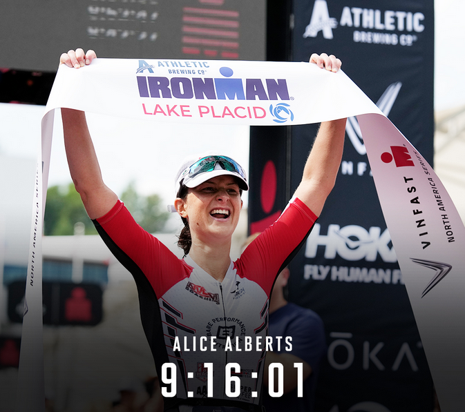 Joe Skipper vence su IRONMAN anual en Lake Placid